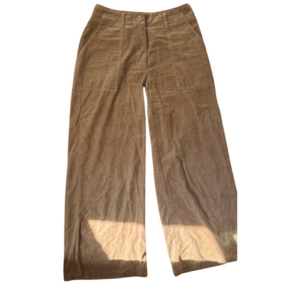 Max Studio Brown Corduroy Pants Lightweight Size 4